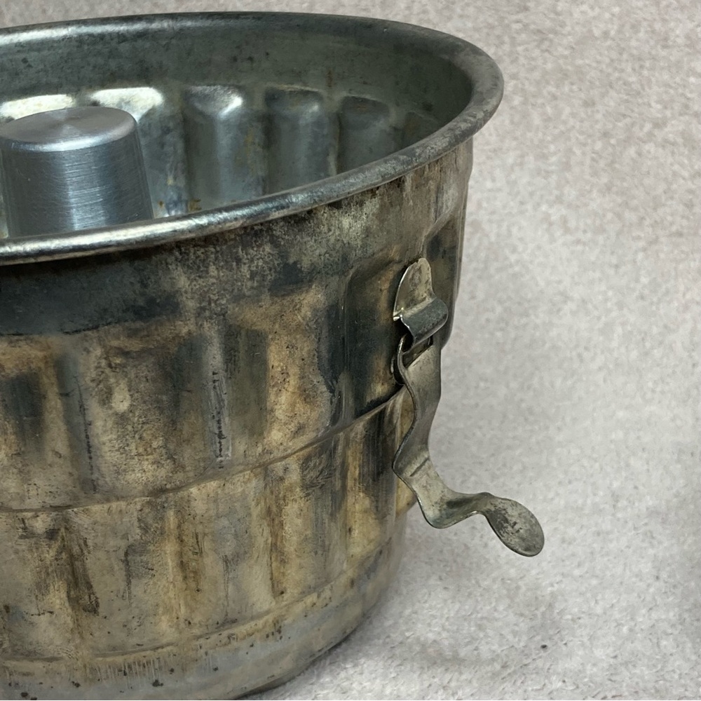 Antique 1920s Steamed Pudding Pudding/Cake Mold Lid Vintage VTG Retro Primitive - Picture 7 of 10